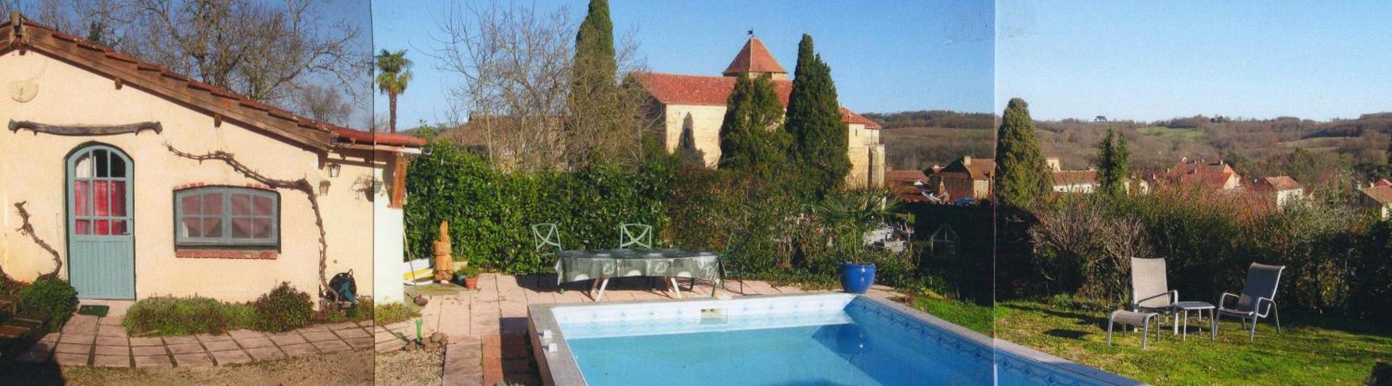 Chambre d'Hôtes Oeuil de Bouc Madiran Exterior foto